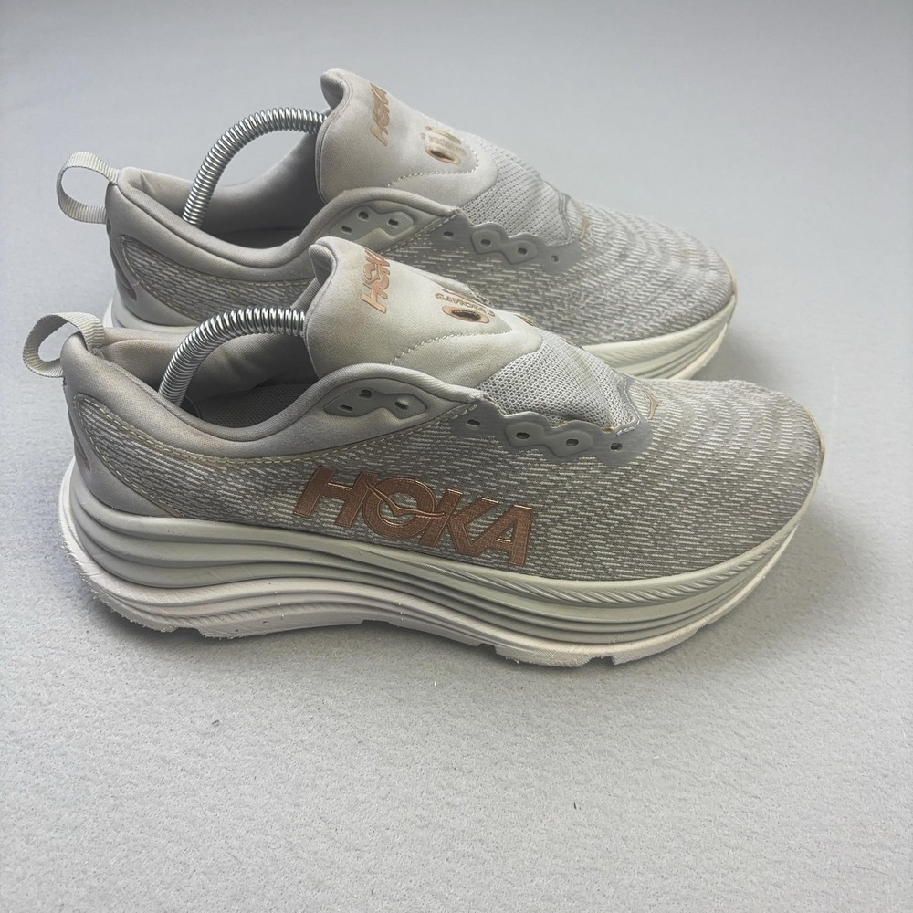 Hoka One One Gaviota 5 Shoes Womens Size 10 Gray Running Sneakers 1134235 HMRG